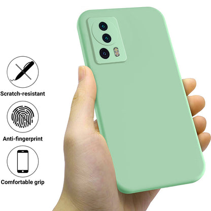 For Xiaomi 12 Lite NE 5G Anti-scratch Back Cover Soft Lining Liquid Silicone Phone Case