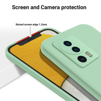 For Xiaomi 12 Lite NE 5G Anti-scratch Back Cover Soft Lining Liquid Silicone Phone Case