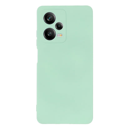 For Xiaomi Redmi Note 12 Explorer 5G Liquid Silicone Phone Case Anti-drop Back Cover with Soft Lining