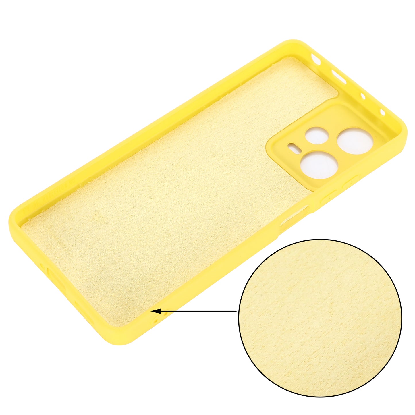 For Xiaomi Redmi Note 12 Explorer 5G Liquid Silicone Phone Case Anti-drop Back Cover with Soft Lining