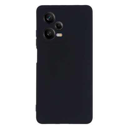 For Xiaomi Redmi Note 12 Explorer 5G Liquid Silicone Phone Case Anti-drop Back Cover with Soft Lining