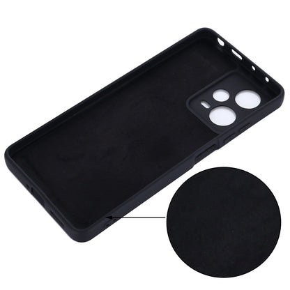 For Xiaomi Redmi Note 12 Explorer 5G Liquid Silicone Phone Case Anti-drop Back Cover with Soft Lining