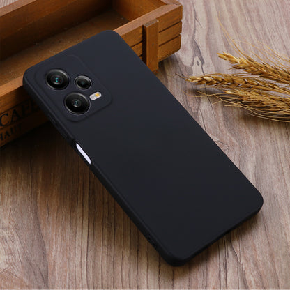 For Xiaomi Redmi Note 12 Explorer 5G Liquid Silicone Phone Case Anti-drop Back Cover with Soft Lining
