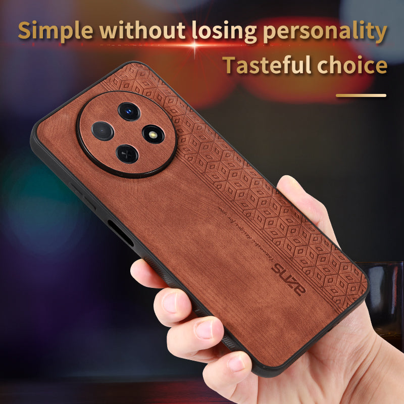 AZNS Mobile Phone Case for Huawei Enjoy 60X , PU Leather+TPU Imprinted Pattern Anti-scratch Cover