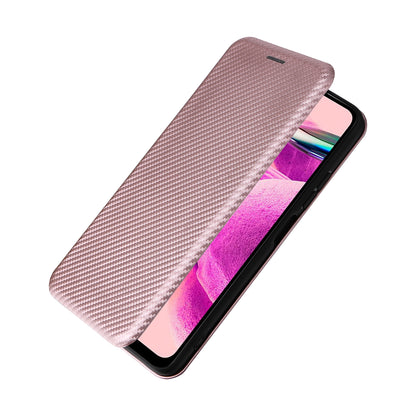 For Xiaomi Redmi Note 12S 4G Card Holder Leather Phone Case Carbon Fiber Texture Stand Cover