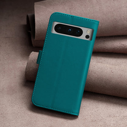 BINFEN COLOR BF17 For Google Pixel 8 Pro TPU+PU Leather Cover Wallet Magnetic Cell Phone Stand Case