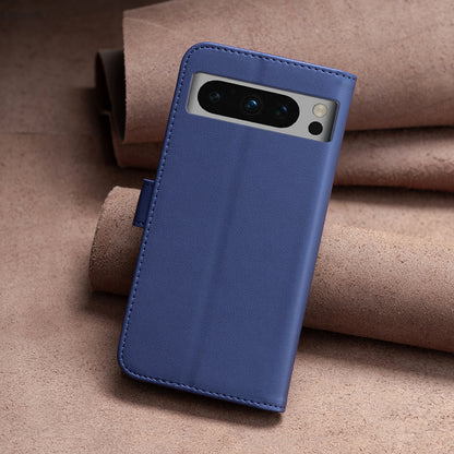 BINFEN COLOR BF17 For Google Pixel 8 Pro TPU+PU Leather Cover Wallet Magnetic Cell Phone Stand Case