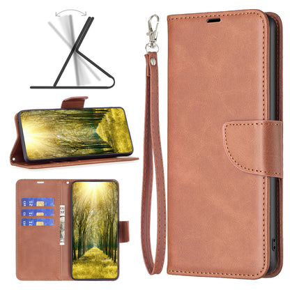PU Leather Phone Cover For Google Pixel 8 Pro , Stand Phone Case Solid Color Wallet Textured Drop-proof Shell