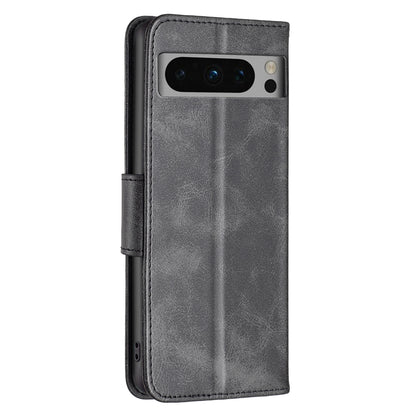 PU Leather Phone Cover For Google Pixel 8 Pro , Stand Phone Case Solid Color Wallet Textured Drop-proof Shell