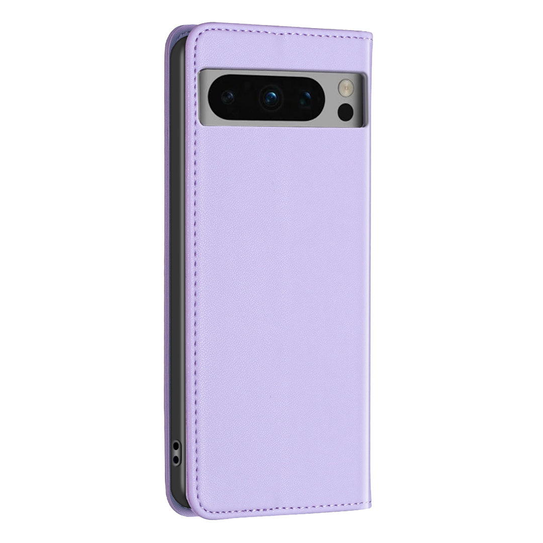 BINFEN COLOR BF18 Protective Case for Google Pixel 8 Pro Phone Case Leather Flip Cover with Card Holder