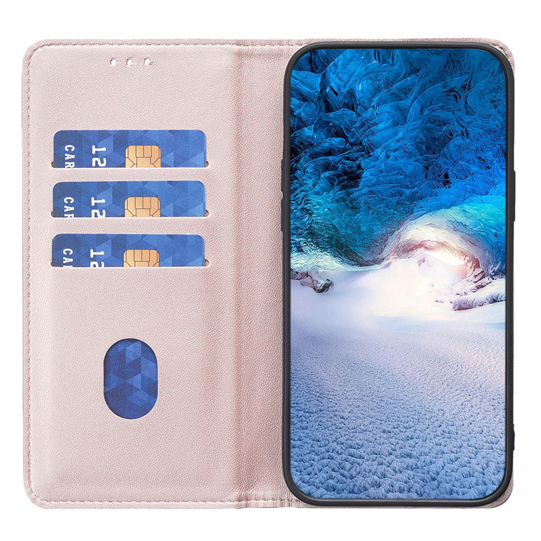 BINFEN COLOR BF18 Protective Case for Google Pixel 8 Pro Phone Case Leather Flip Cover with Card Holder