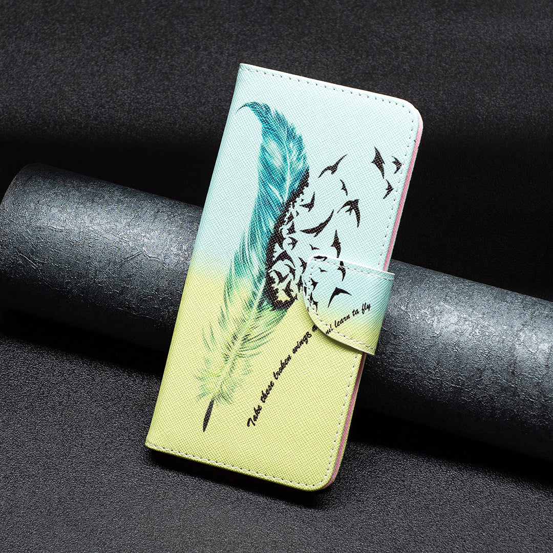 For Google Pixel 8 Pattern Printing Leather Wallet Phone Cover Flip Stand Protective Case