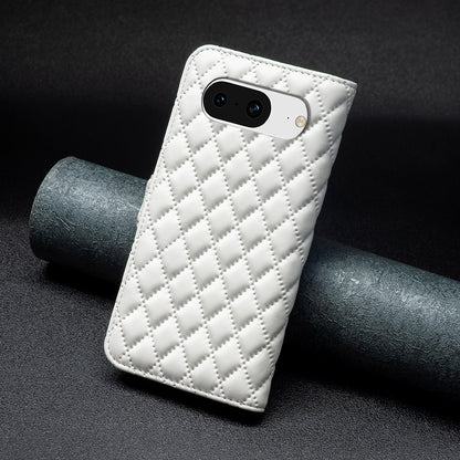 BINFEN COLOR BF Style-14 for Google Pixel 8 Wallet Phone Case Imprinted PU Leather Stand Cover