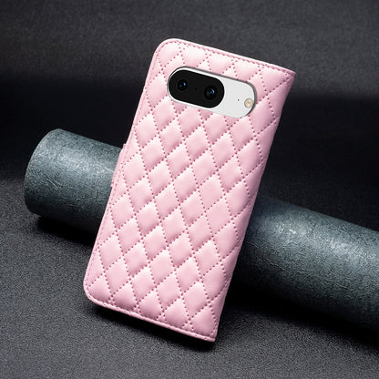 BINFEN COLOR BF Style-14 for Google Pixel 8 Wallet Phone Case Imprinted PU Leather Stand Cover