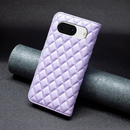 BINFEN COLOR BF Style-14 for Google Pixel 8 Wallet Phone Case Imprinted PU Leather Stand Cover