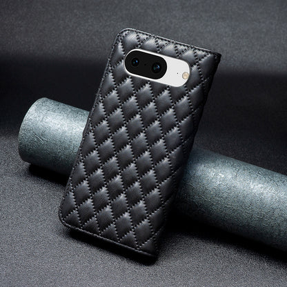 BINFEN COLOR BF Style-14 for Google Pixel 8 Wallet Phone Case Imprinted PU Leather Stand Cover