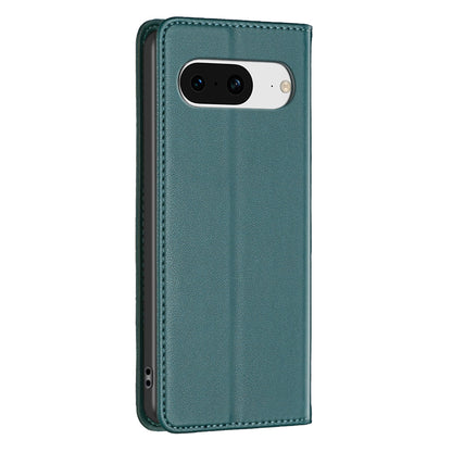 BINFEN COLOR BF18 Card Slot Phone Case for Google Pixel 8 Shockproof Case Leather Folio Flip Cover
