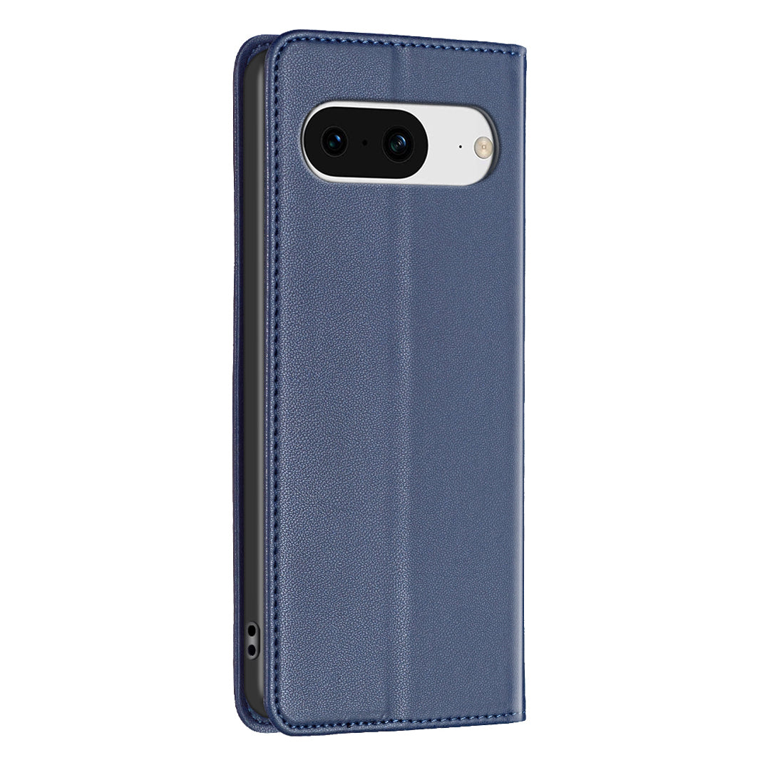 BINFEN COLOR BF18 Card Slot Phone Case for Google Pixel 8 Shockproof Case Leather Folio Flip Cover