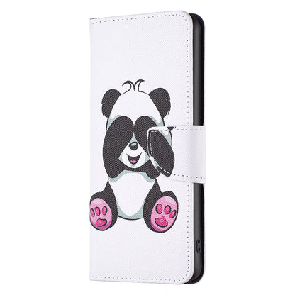 For Xiaomi Poco F5 5G / Redmi Note 12 Turbo Pattern Printing Leather Phone Case Wallet Stand Cover