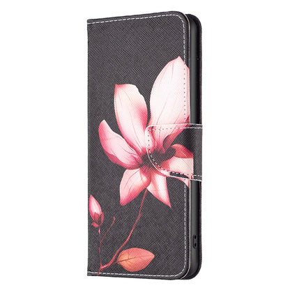 For Xiaomi Poco F5 5G / Redmi Note 12 Turbo Pattern Printing Leather Phone Case Wallet Stand Cover