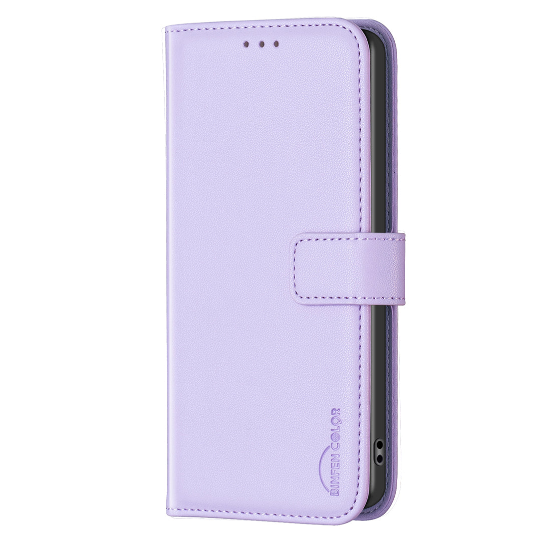 BINFEN COLOR BF17 For Xiaomi Poco F5 5G / Redmi Note 12 Turbo Phone Stand Case PU Leather Cover Wallet