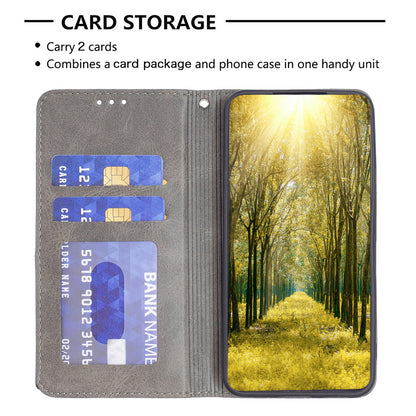 Phone Cover for Xiaomi Poco F5 5G / Redmi Note 12 Turbo PU Leather Imprinting Pattern Card Holder Stand Phone Stand Case