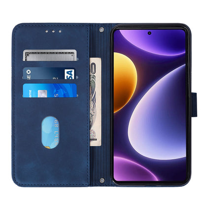 YB Imprinting Series-2 For Xiaomi Poco F5 5G / Redmi Note 12 Turbo Wallet Case Leather Phone Stand Cover