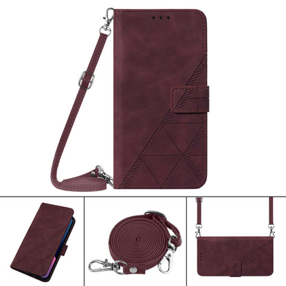 YB Imprinting Series-2 For Xiaomi Poco F5 5G / Redmi Note 12 Turbo Wallet Case Leather Phone Stand Cover