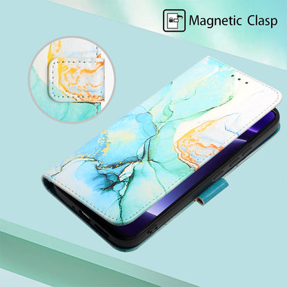 For Xiaomi Poco F5 5G / Redmi Note 12 Turbo Leather Case YB Pattern Printing Leather Series-5 Wallet Stand Phone Cover