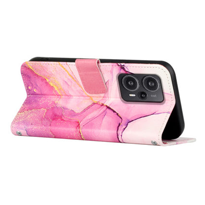 For Xiaomi Poco F5 5G / Redmi Note 12 Turbo Leather Case YB Pattern Printing Leather Series-5 Wallet Stand Phone Cover