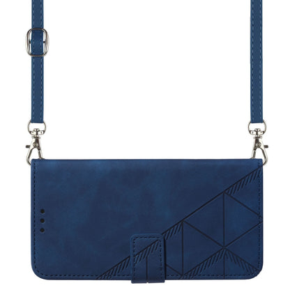 YB Imprinting Series-2 For Sony Xperia 1 V Leather Phone Case Wallet Stand Cover with Shoulder Strap