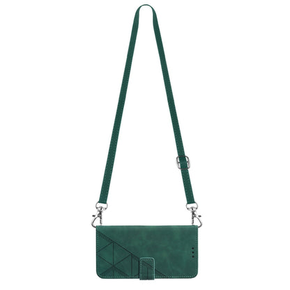 YB Imprinting Series-2 For Sony Xperia 1 V Leather Phone Case Wallet Stand Cover with Shoulder Strap