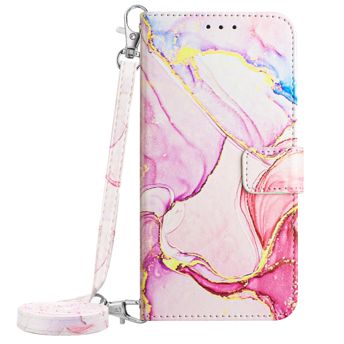 For Sony Xperia 10 V YB Pattern Printing Leather Series-6 Wallet Phone Cover PU Leather Marble Pattern  Stand Case