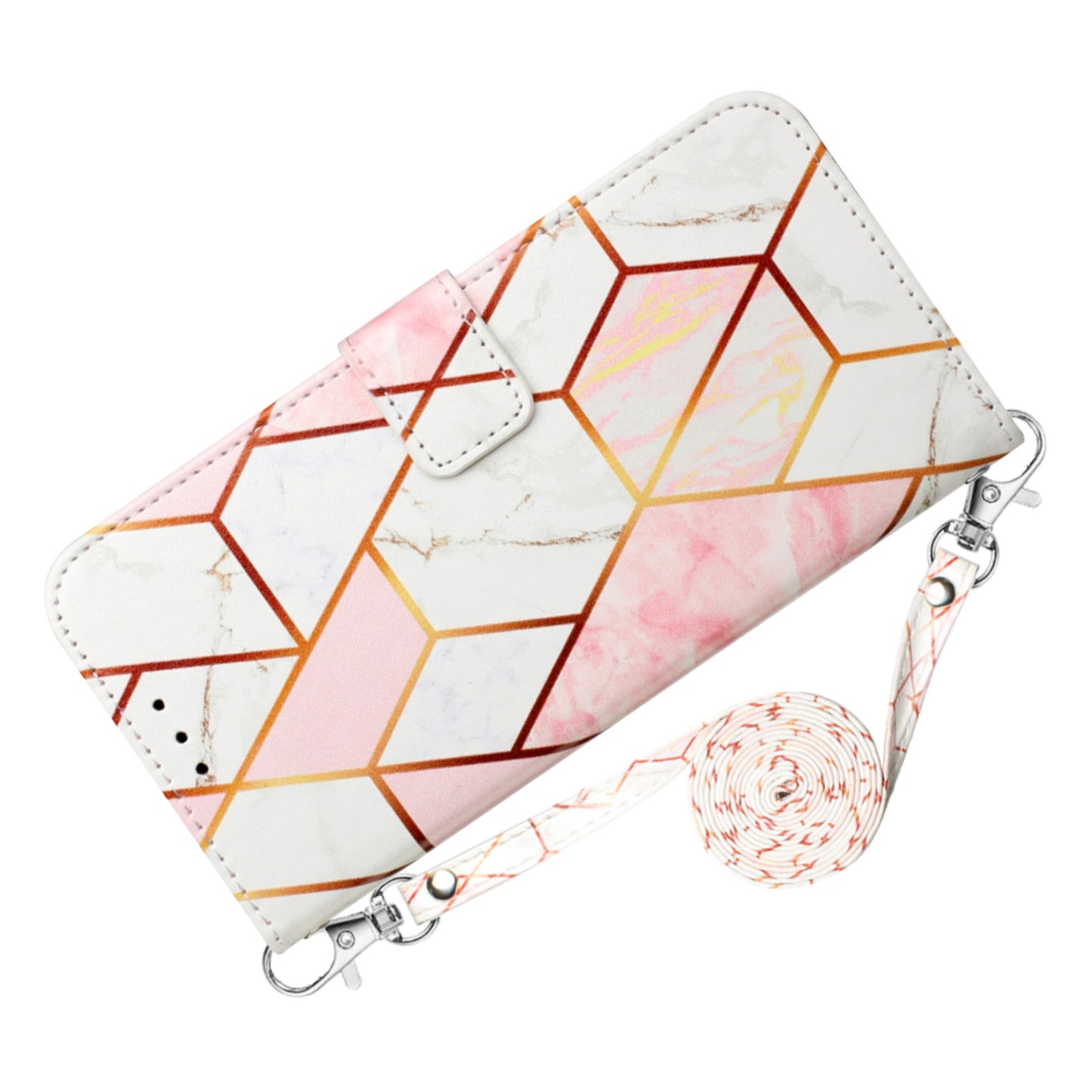 For Sony Xperia 10 V YB Pattern Printing Leather Series-6 Wallet Phone Cover PU Leather Marble Pattern  Stand Case