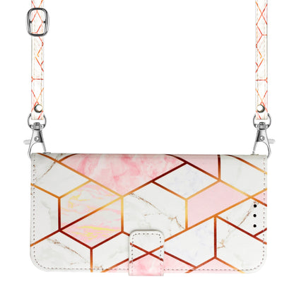 For Sony Xperia 10 V YB Pattern Printing Leather Series-6 Wallet Phone Cover PU Leather Marble Pattern  Stand Case