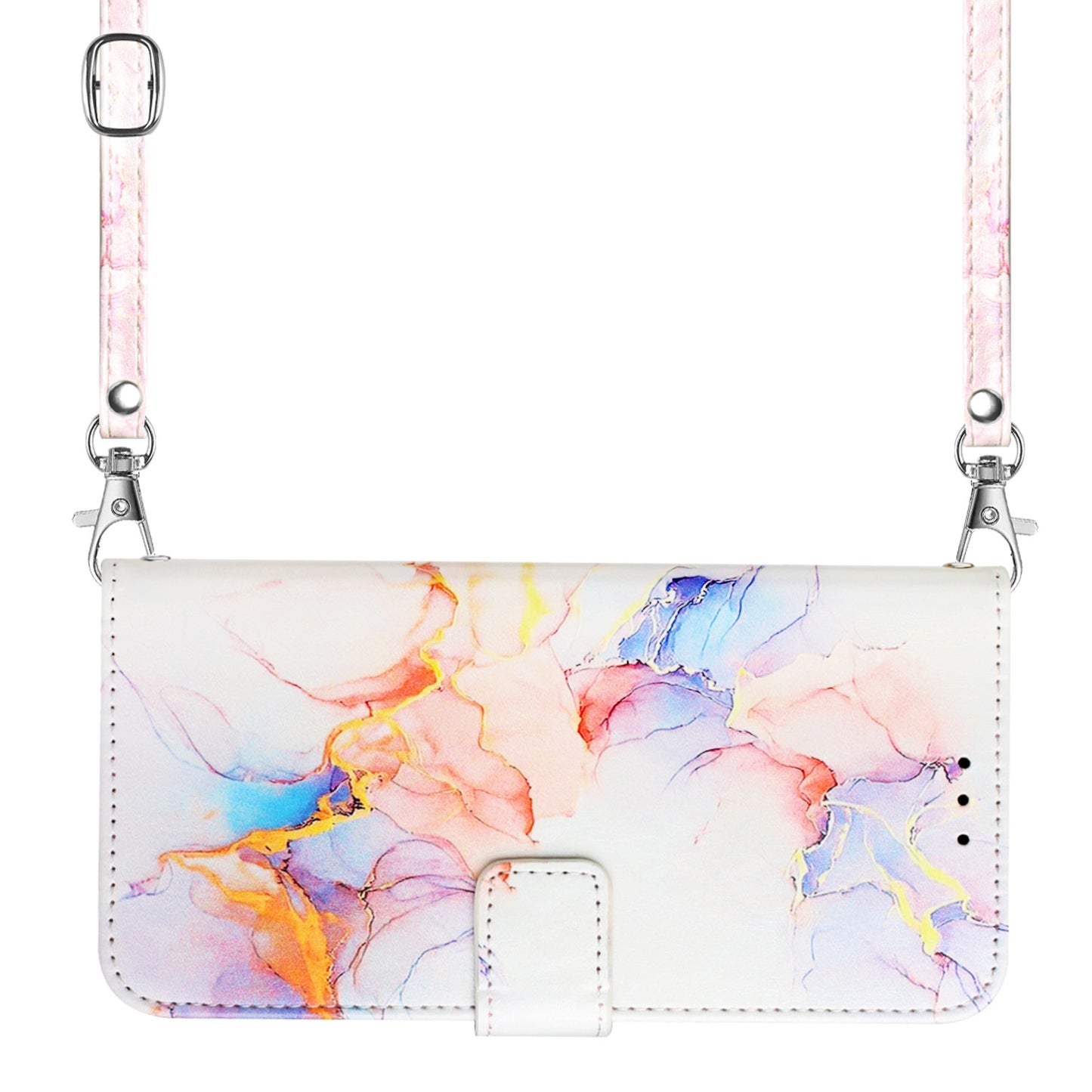 For Sony Xperia 10 V YB Pattern Printing Leather Series-6 Wallet Phone Cover PU Leather Marble Pattern  Stand Case