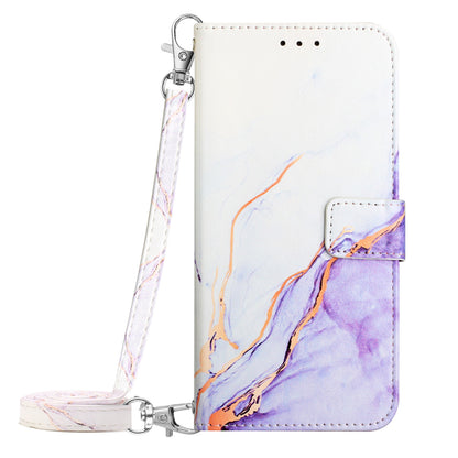For Sony Xperia 10 V YB Pattern Printing Leather Series-6 Wallet Phone Cover PU Leather Marble Pattern  Stand Case