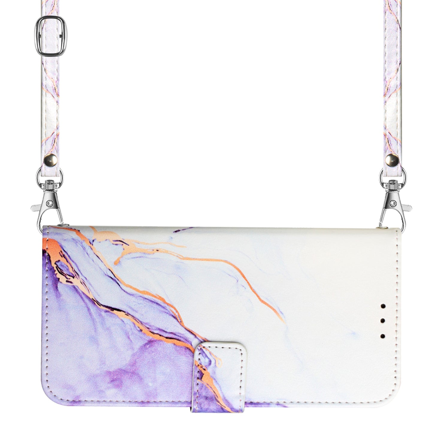 For Sony Xperia 10 V YB Pattern Printing Leather Series-6 Wallet Phone Cover PU Leather Marble Pattern  Stand Case