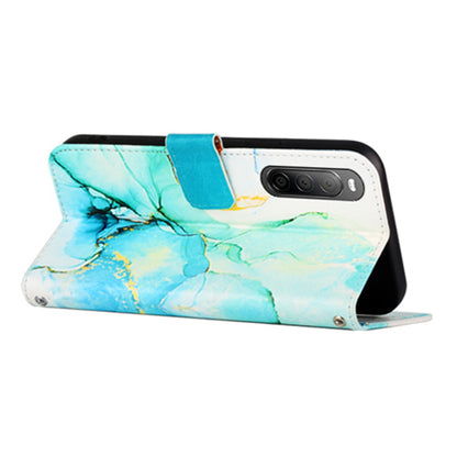 For Sony Xperia 10 V YB Pattern Printing Leather Series-6 Wallet Phone Cover PU Leather Marble Pattern  Stand Case