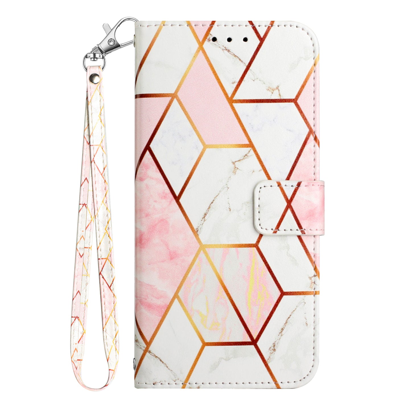 YB Pattern Printing Leather Series-5 for Sony Xperia 10 V Stand Wallet Phone Case Marble Pattern Phone Cover