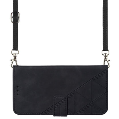 YB Imprinting Series-2 For Sony Xperia 10 V Phone Leather Case Wallet Stand Imprinted Line Cover