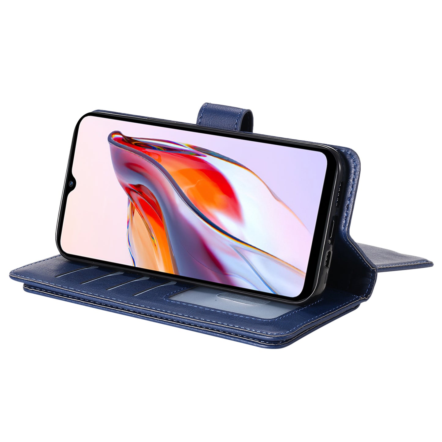 KT Multi-functional Series-1 for Xiaomi Redmi 12C 4G / 11A 4G Leather Phone Cover 10 Card Slots Stand Wallet Case
