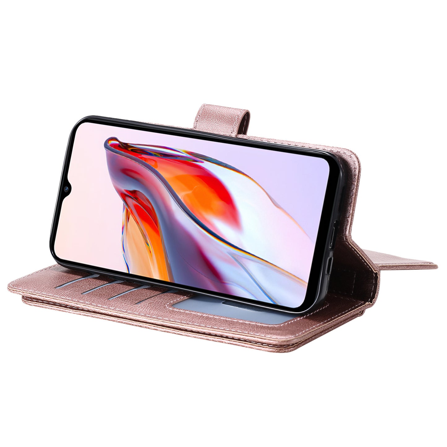 KT Multi-functional Series-1 for Xiaomi Redmi 12C 4G / 11A 4G Leather Phone Cover 10 Card Slots Stand Wallet Case