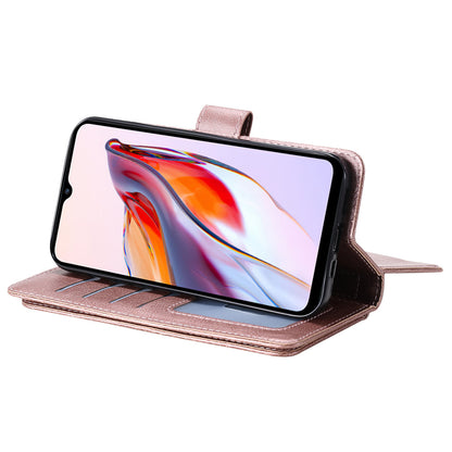 KT Multi-functional Series-1 for Xiaomi Redmi 12C 4G / 11A 4G Leather Phone Cover 10 Card Slots Stand Wallet Case