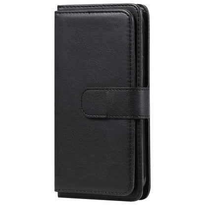 Phone Case for Xiaomi Redmi Note 12 5G (India) / (China) / (Global) / Poco X5 5G KT Multi-functional Series-1 10 Card Slots Leather Cover