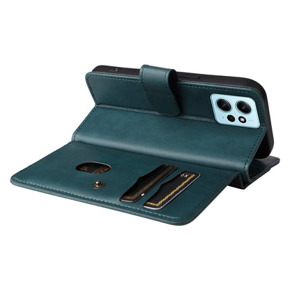 KT Multi-functional Series-1 for Xiaomi Redmi Note 12 4G Wallet Leather Case 10 Card Slots Stand Phone Cover