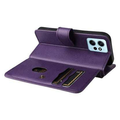 KT Multi-functional Series-1 for Xiaomi Redmi Note 12 4G Wallet Leather Case 10 Card Slots Stand Phone Cover