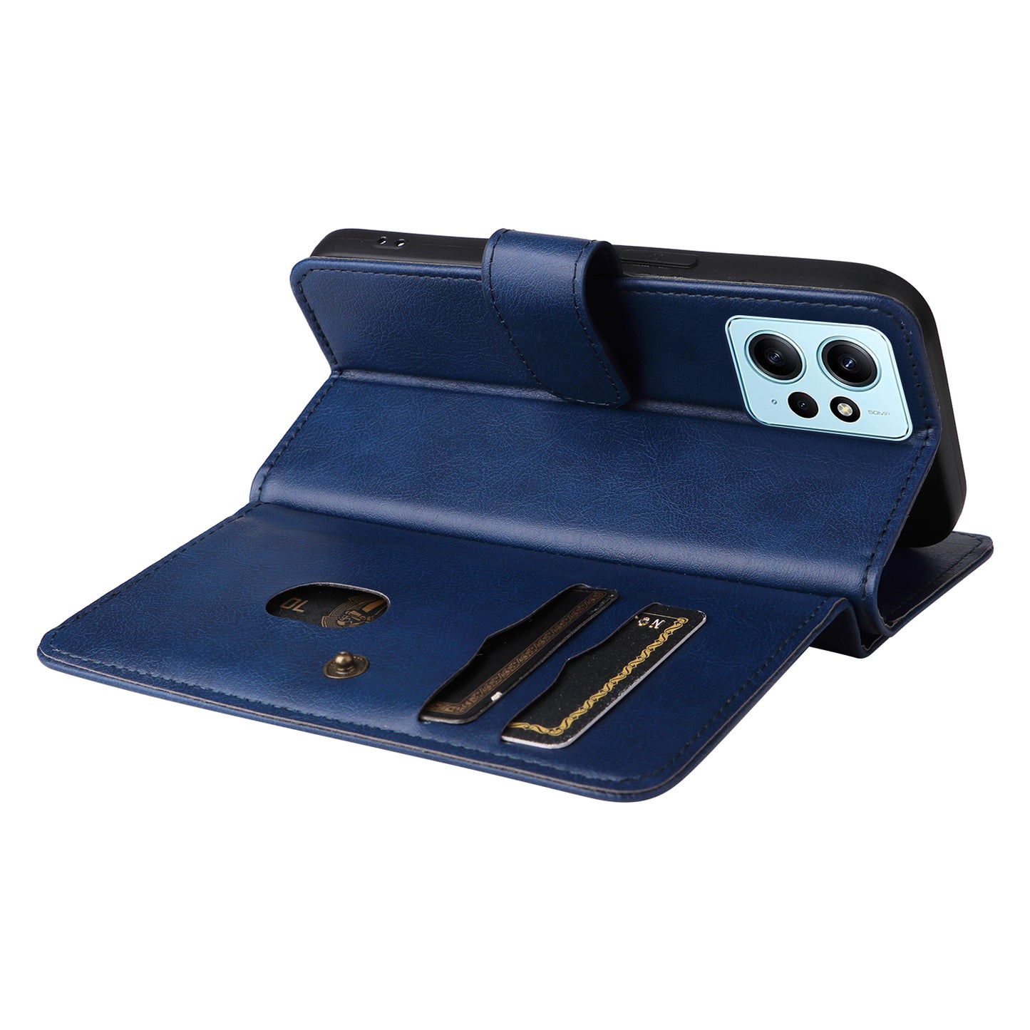 KT Multi-functional Series-1 for Xiaomi Redmi Note 12 4G Wallet Leather Case 10 Card Slots Stand Phone Cover