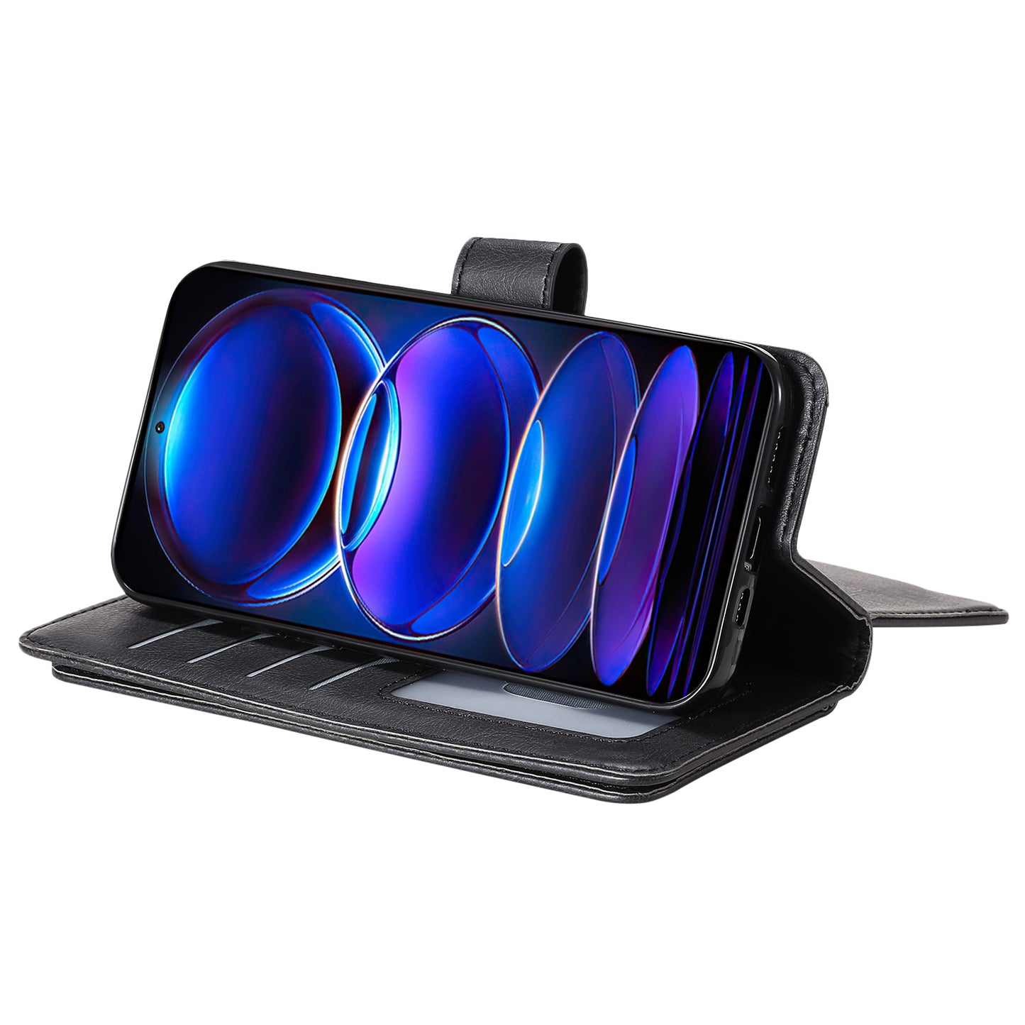 Leather Case for Xiaomi Poco X5 Pro 5G /  Xiaomi Redmi Note 12 Pro Speed 5G / Note 12 Pro 5G KT Multi-functional Series-1 10 Card Slots Phone Cover