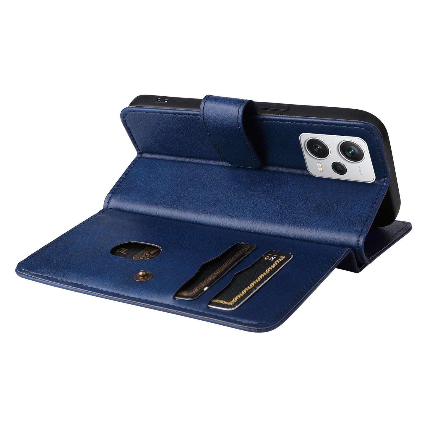 Leather Case for Xiaomi Poco X5 Pro 5G /  Xiaomi Redmi Note 12 Pro Speed 5G / Note 12 Pro 5G KT Multi-functional Series-1 10 Card Slots Phone Cover